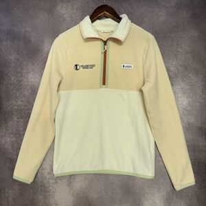 Cotopaxi Pullover Women XS White Colorblock 1/4 Zip Yellowstone National Park